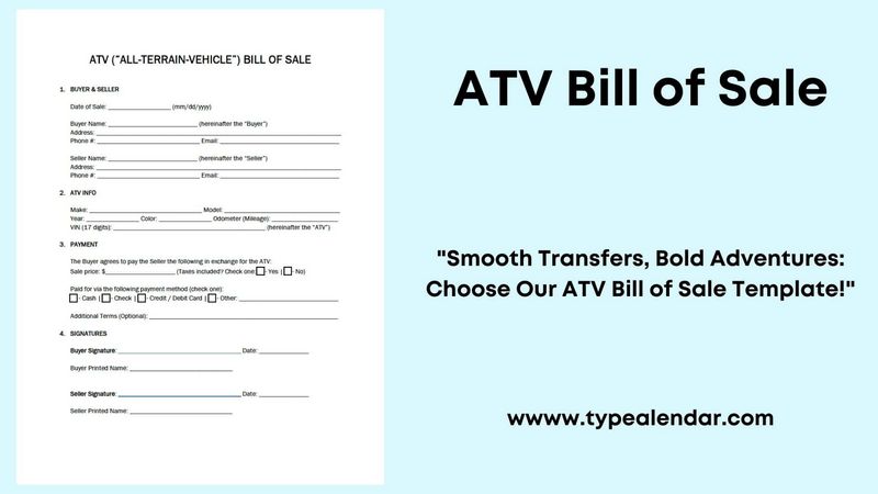 Mobile Home Bill of Sale