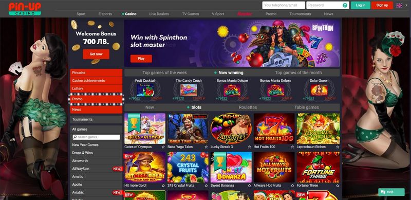 Варианты видеоигр и программное обеспечение в онлайн-казино PIN-UP